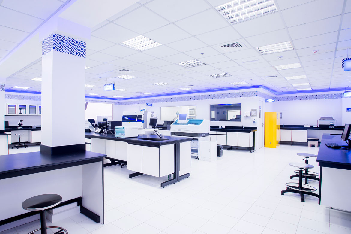 Thumbay Labs located in the premises of Thumbay Hospital Dubai